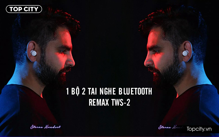 1 bộ 2 tai nghe Bluetooth Remax TWS-2 2